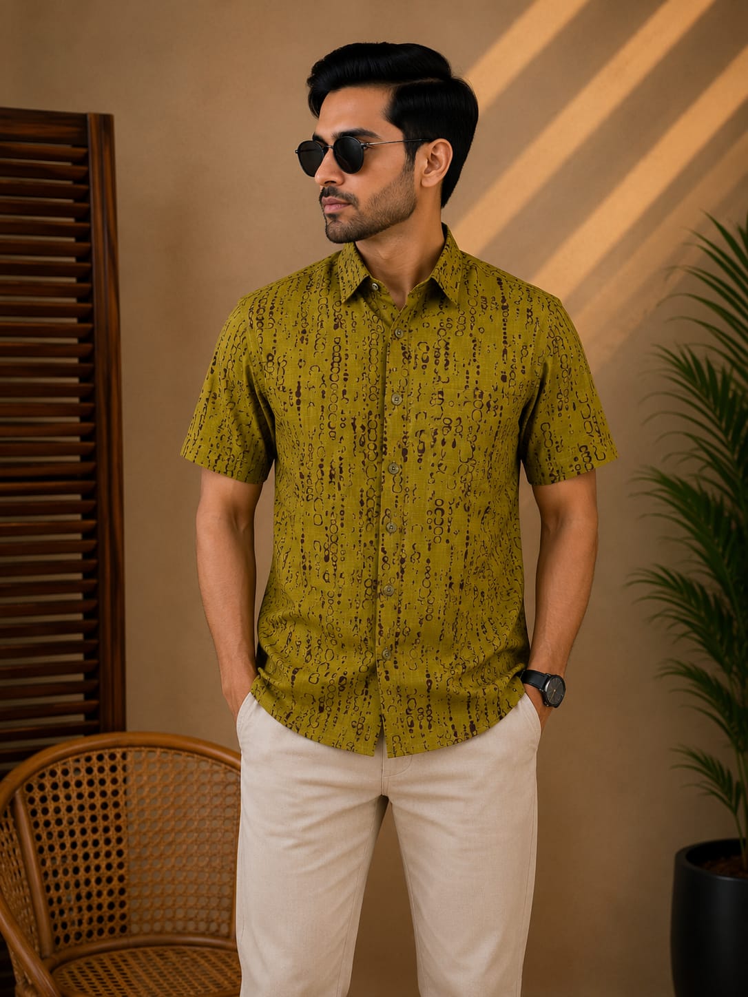 Printed Cotton Shirt