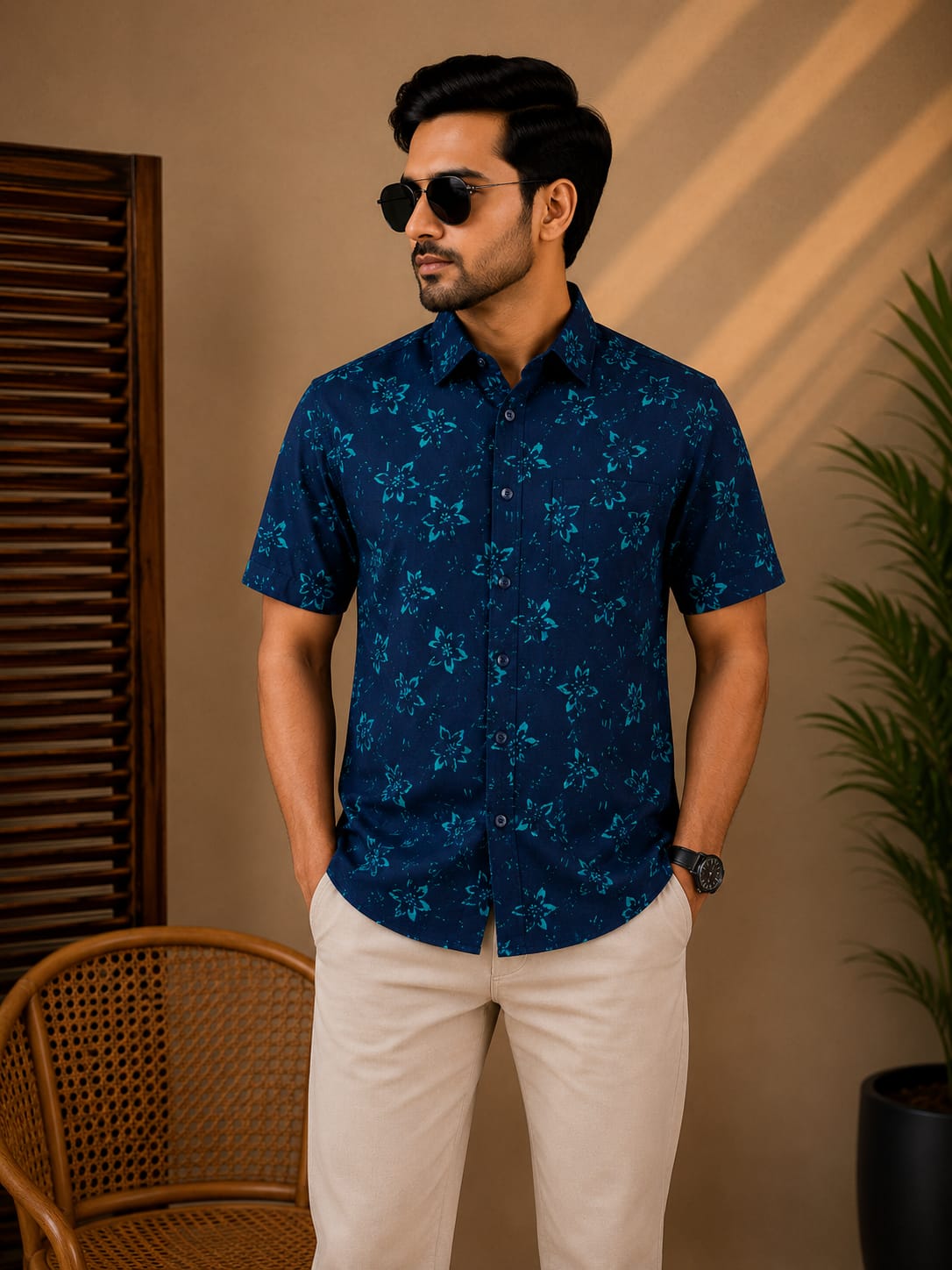 Printed Cotton Shirt