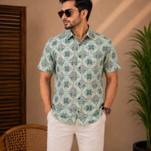 Printed Cotton Shirt