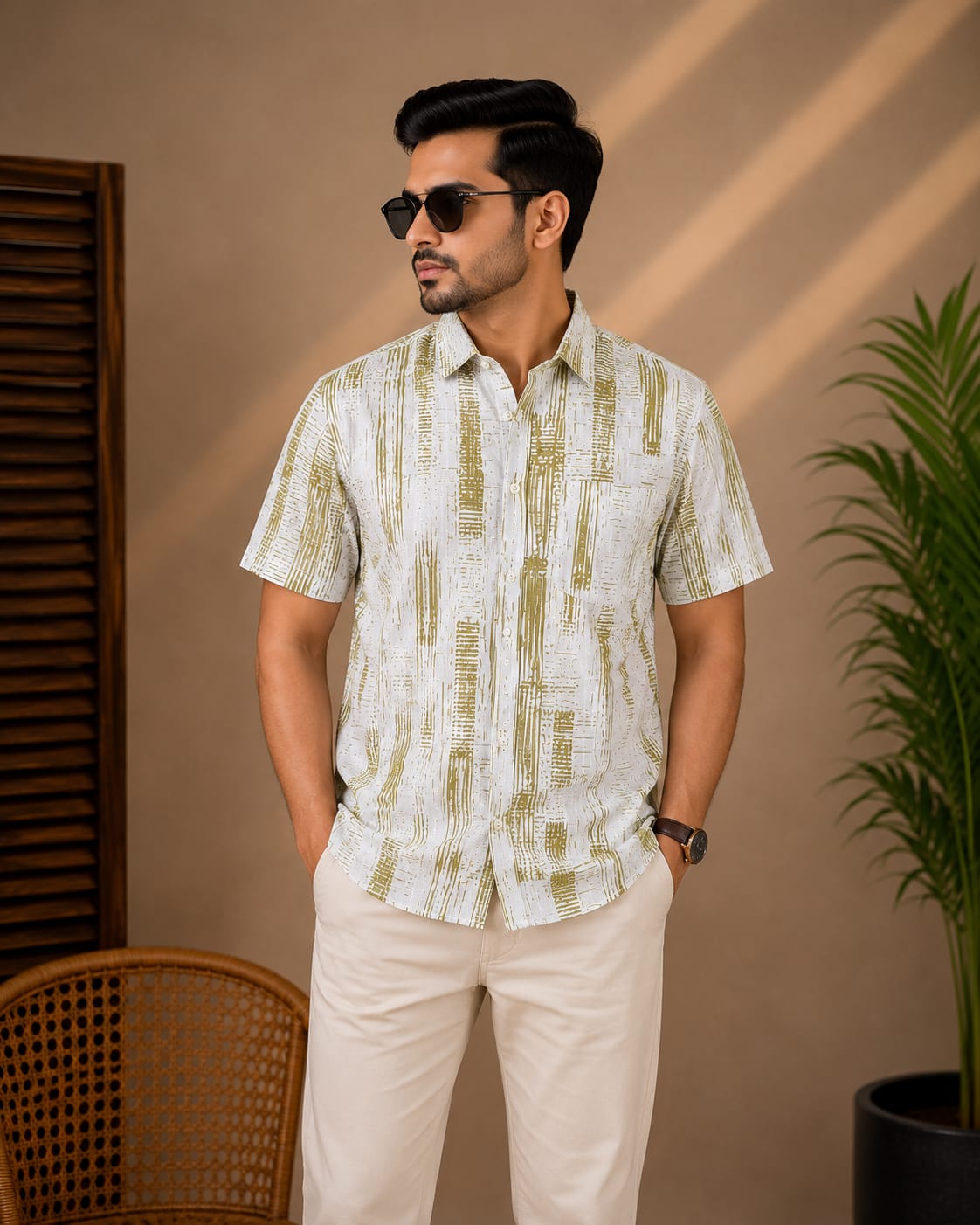 Printed Cotton Shirt