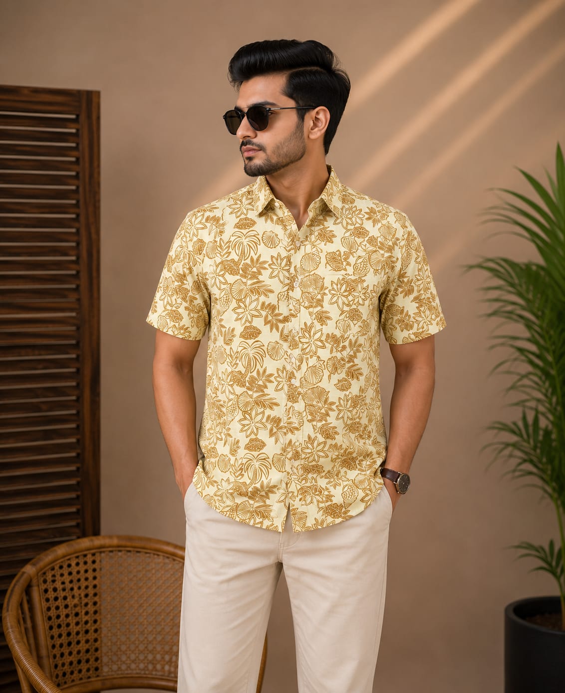 Printed Cotton Shirt