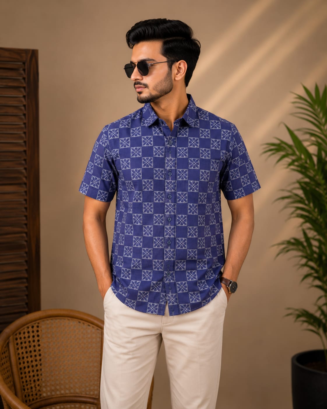 Printed Cotton Shirt