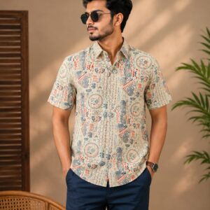 Printed Cotton Shirt